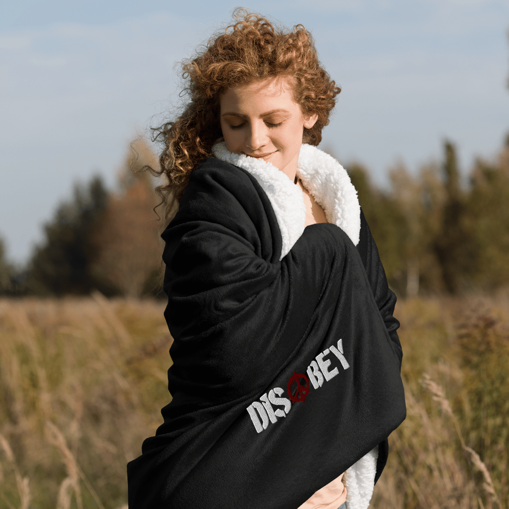 DISOBEY PREMIUM SHERPA BLANKET