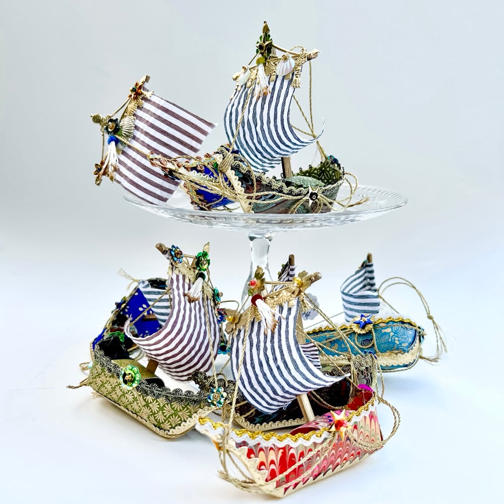 Image of Ship of Dreams- Black & Brown Sails