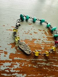 Image 9 of Campitos and green garnet SHINE charm bracelet