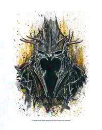 The Witchking LOTR 11x14 Signed Print