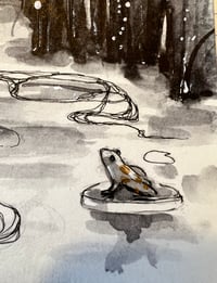 Image 3 of Abhainn - the river witch- inktober 7