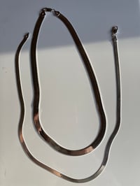 Image 4 of Silver Herringbone Necklace