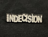 Image 1 of Indecision - logo enamel pin 