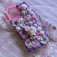 Image 2 of ⋆˚࿔ decoden iphone 13/14 kuromi phonecase
