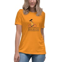 Image 3 of Riding With Jesus Women’s Relaxed Tee