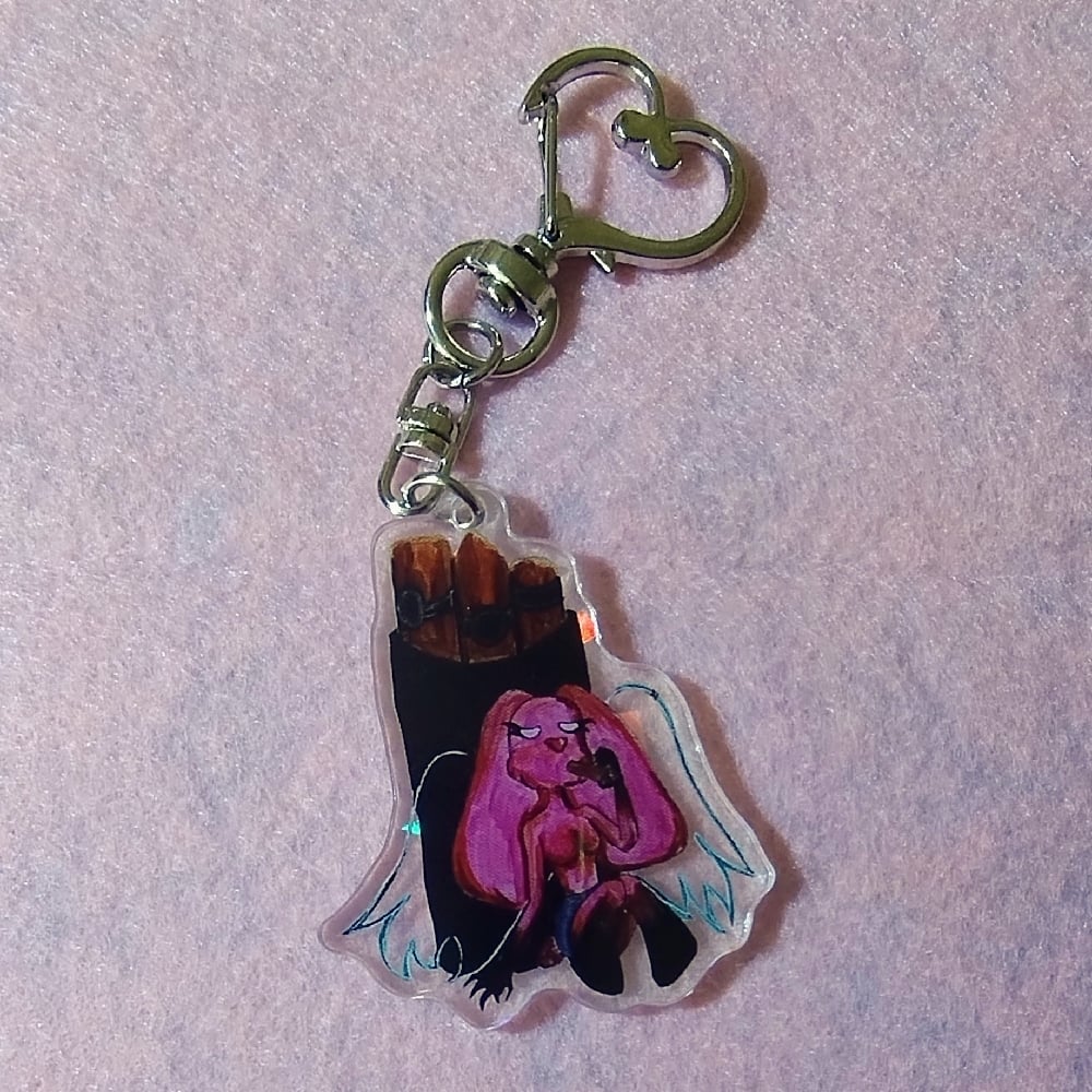 Image of Smoky Bunny Keychain