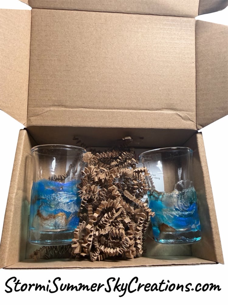 Image of Beach Themed Dessert/shot glass sets