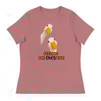 Image 4 of Women's Relaxed T-Shirt, Productive Duck Funny Tee
