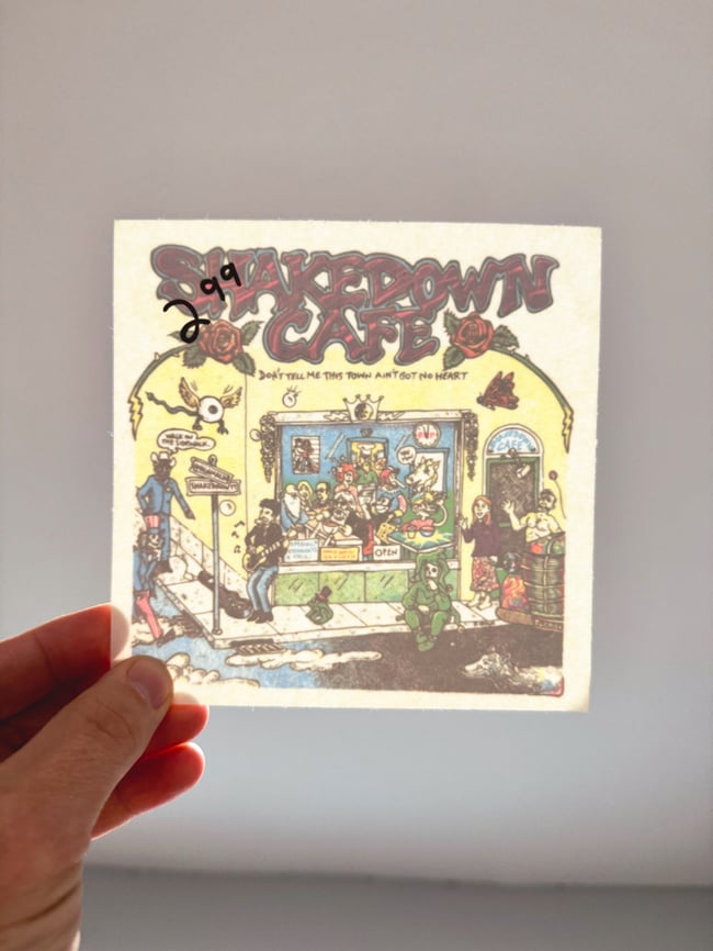 Grateful Dead 90s Shakedown Cafe 6" Window Sticker