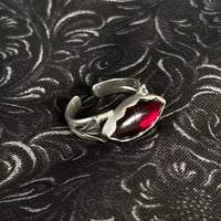 Image 1 of Garnet Bloom Ring