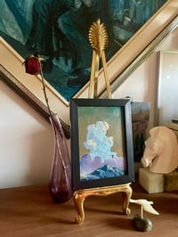 Image 2 of Oil Miniature Landscape in Board