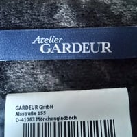 Image 11 of Atelier Gardeur Mini Skirt Grey Black Tie Belt with Penny Detail UK 10