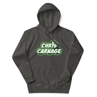 Image 3 of Chris Carnage Mic Logo Adult Hoodie