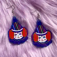 Image 2 of Blue Dumpy The Clown Earrings