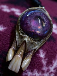 Image 2 of Nebula and bone pendant 