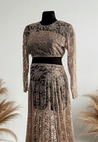 Image 2 of Photoshooting cocoa dress Virginia | set: skirt and top | size M