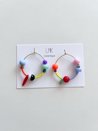 Paire de créoles PERLA 30mm D