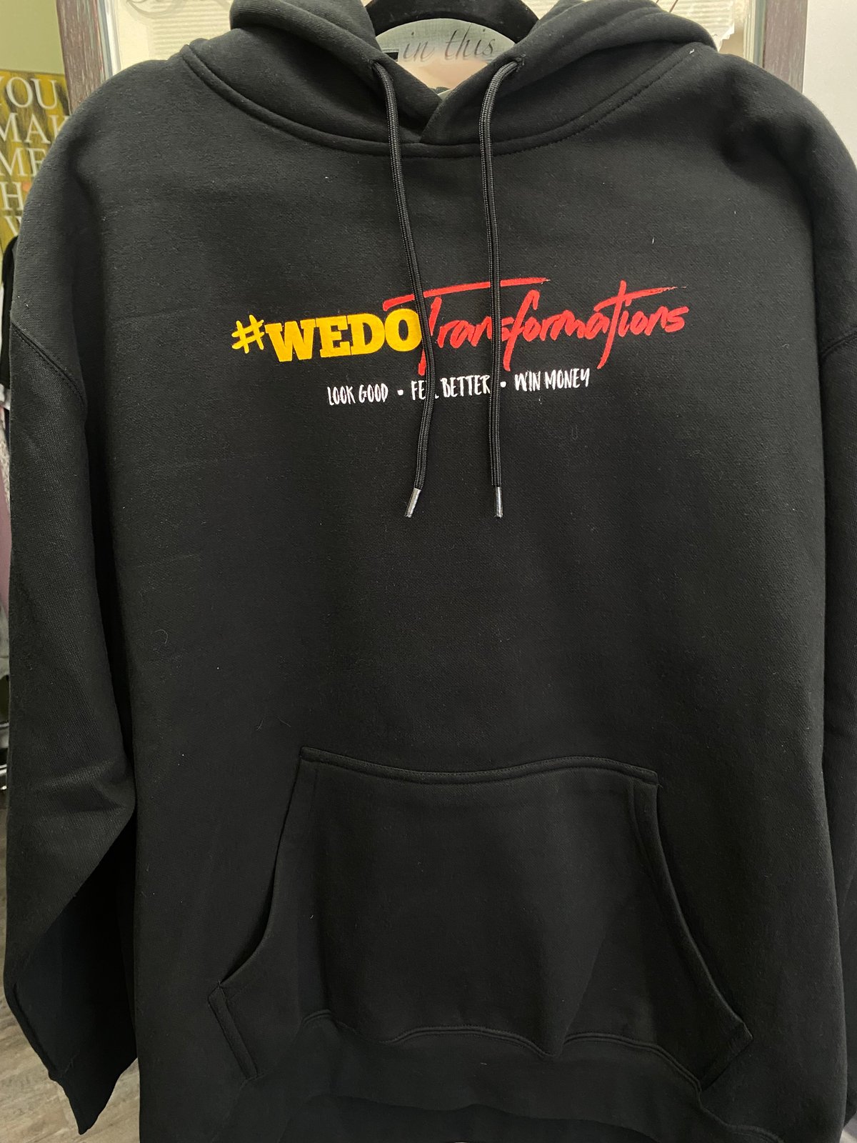 Image of #wedo hoodie (black)