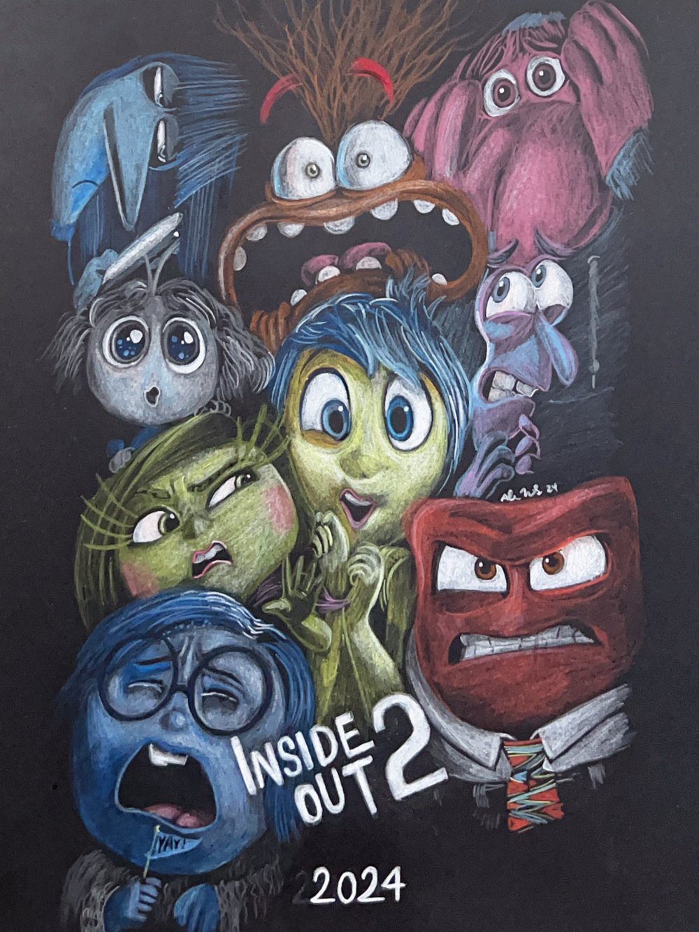 Image of “New Emotions” INSIDE OUT 2 Art Print