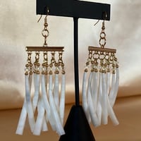 Image 3 of Raijin Dentalium Earrings