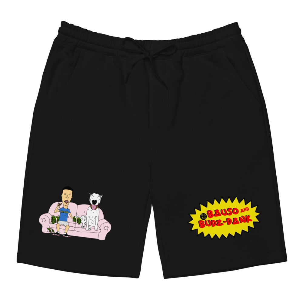 Image of BAUSO & BUDZ-DANK COUCH FLEECE SHORTS