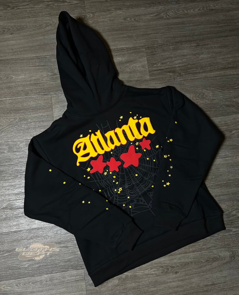 Image of Spider Atla Black Hoodie