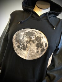 Image 5 of Upcycled “Harley” fleece hoodie dress