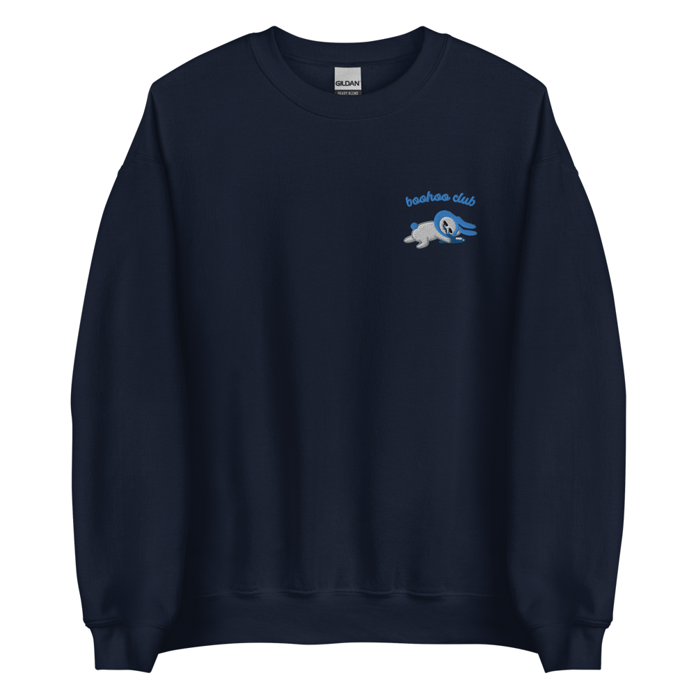 Image of Blue Bunny Embroidered Sweatshirt