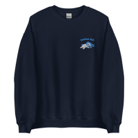 Image 1 of Blue Bunny Embroidered Sweatshirt