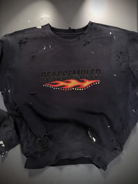 Image 3 of Vintage R Flame Logo Crewneck Sweatshirt 