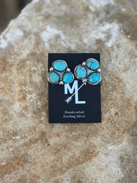 Image 2 of Three Cluster Earrings 