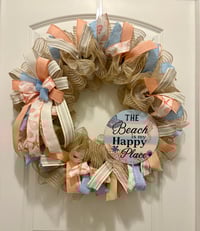Image 4 of Beach Happy Place Wreath