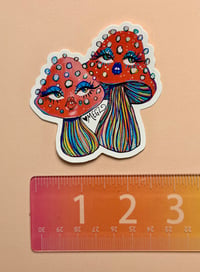 Image 2 of SHROOM BESTIES VINYL STICKER