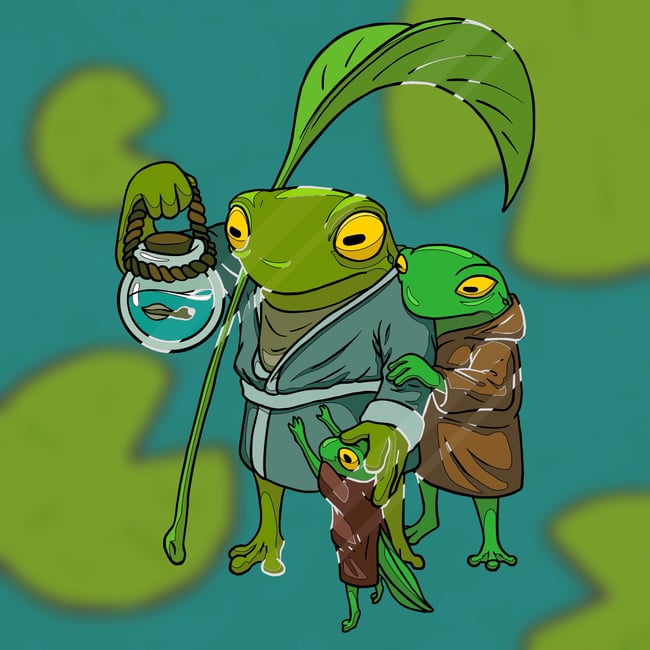 “Frogtherhood choose your own”  presale 