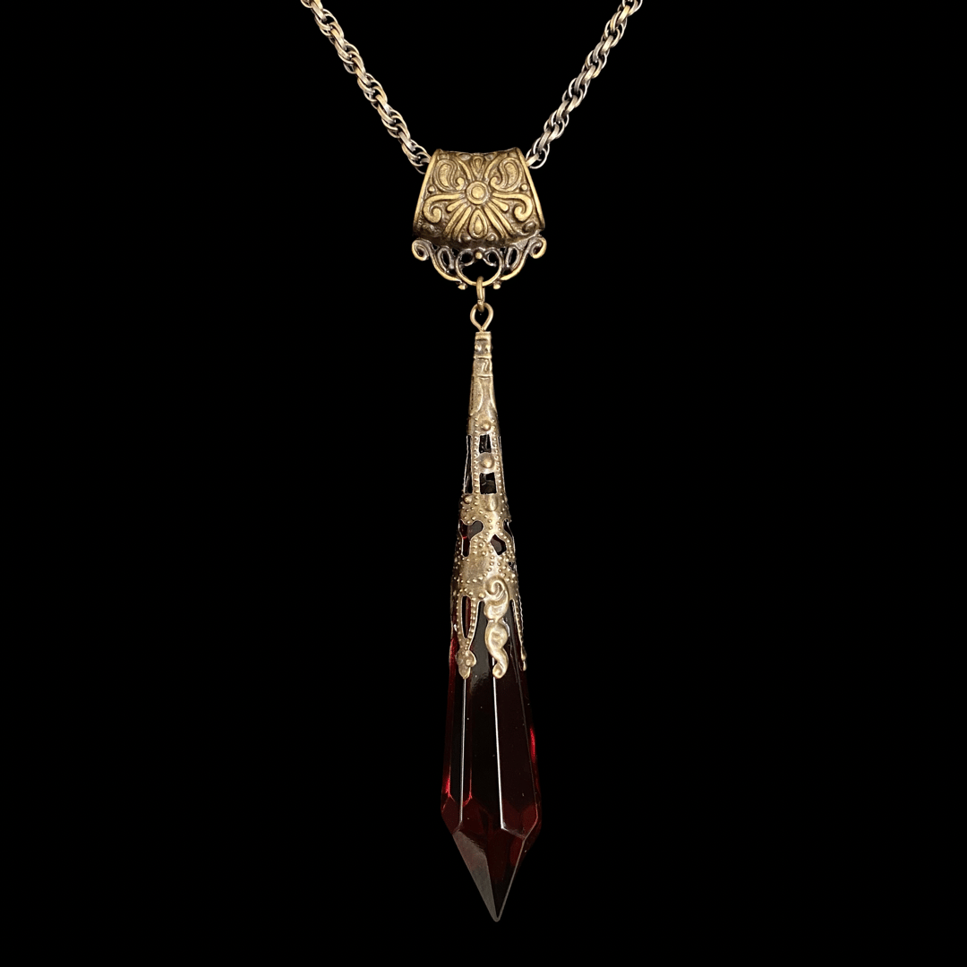 AMBER CHANDELIER NECKLACE | LUNA DE SANGRE