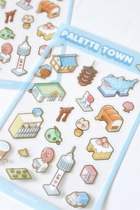 Image 3 of Palette Town | Transparent Sticker Sheet