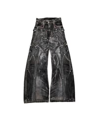 Image 1 of AW25 ‘Devain’ Stone Washed Barrel Jeans 
