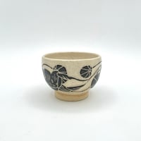 Image 3 of mini bowl, black nasturtium 