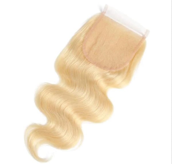 Image of Blonde Transparent Body Wave Lace 