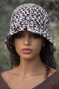 Image 2 of Brown & White Bucket Hat