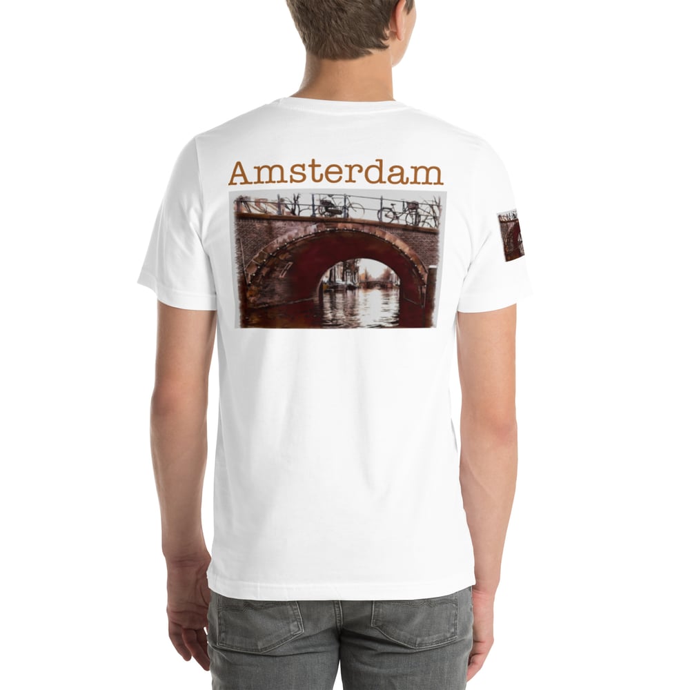 Image of Unisex t-shirt Canals of Amsterdam