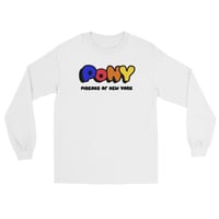 Image 1 of PoNY Phase5  Long-Sleeved Shirt (WHI, RED or ROYAL)