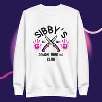 Image 3 of Sibby's demon hunting club Unisex Premium Sweatshirt