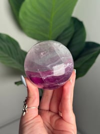 Image 1 of RAINBOW FLUORITE SPHERE -CHINA- D