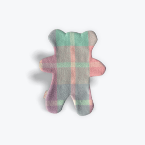 Image of Wheat Pack Teddy Bear - Mint, Pink and Mauve