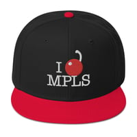 Image 9 of I [CHERRY] MPLS Ballcap (Black)