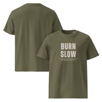 Image 1 of Burn Slow Tee Front 