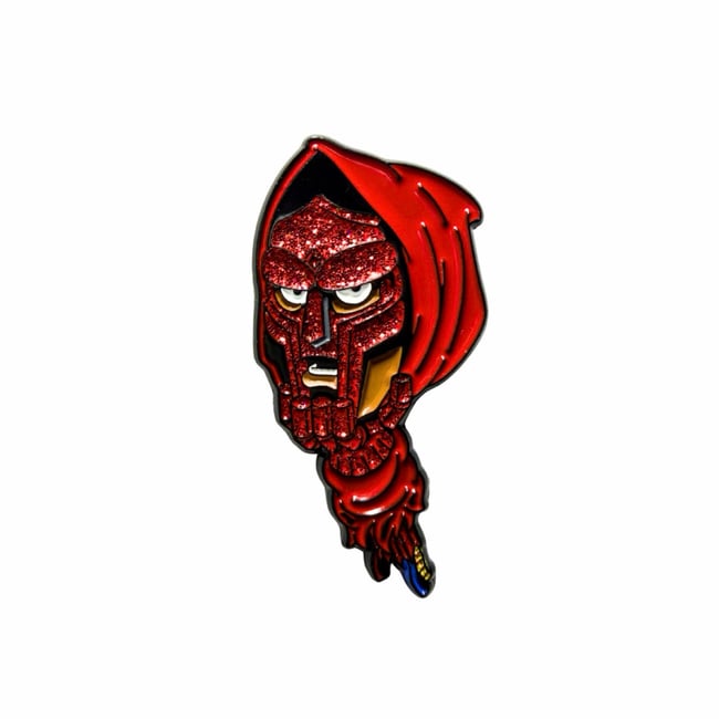 Hold Your Head Up Pin - MF DOOM RED MASK