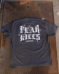 Image 2 of FEAR KILLS TEE(VINTAGE BLACK)