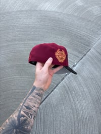 Image 4 of  STEALTH BRIM RED ON RED ASTROS CUSTOM FITTED CAPS 